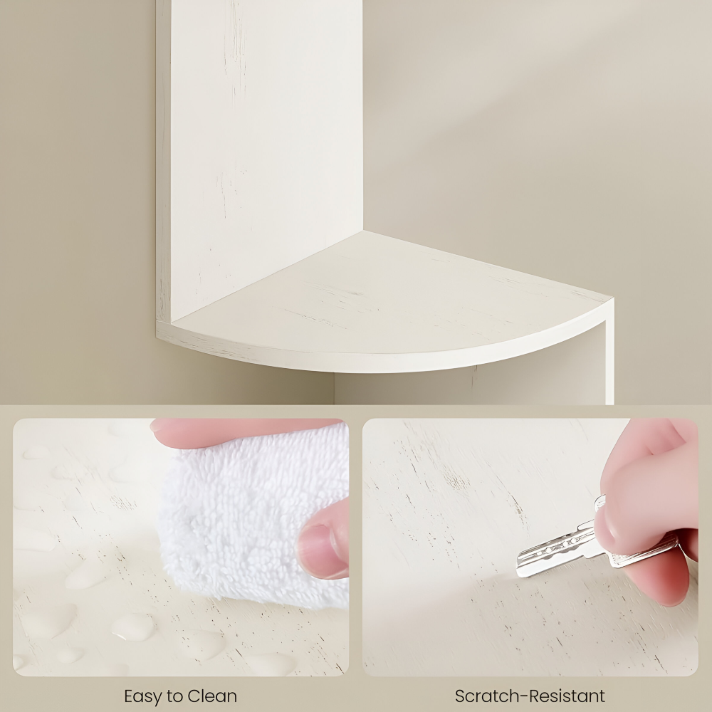 5-Tier Ecke-Wandregal