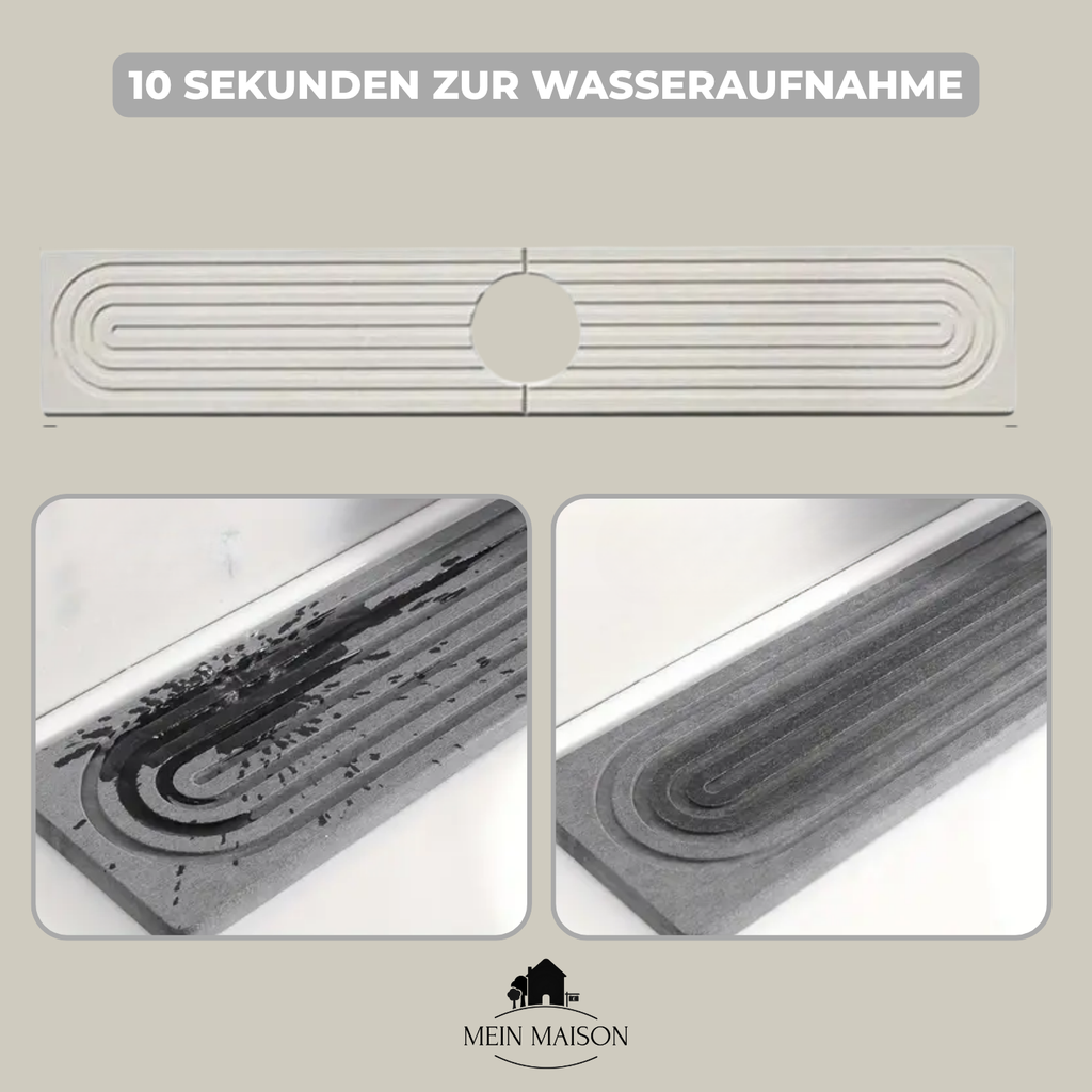 Absorbierende Steinmatte für Spülenbereiche