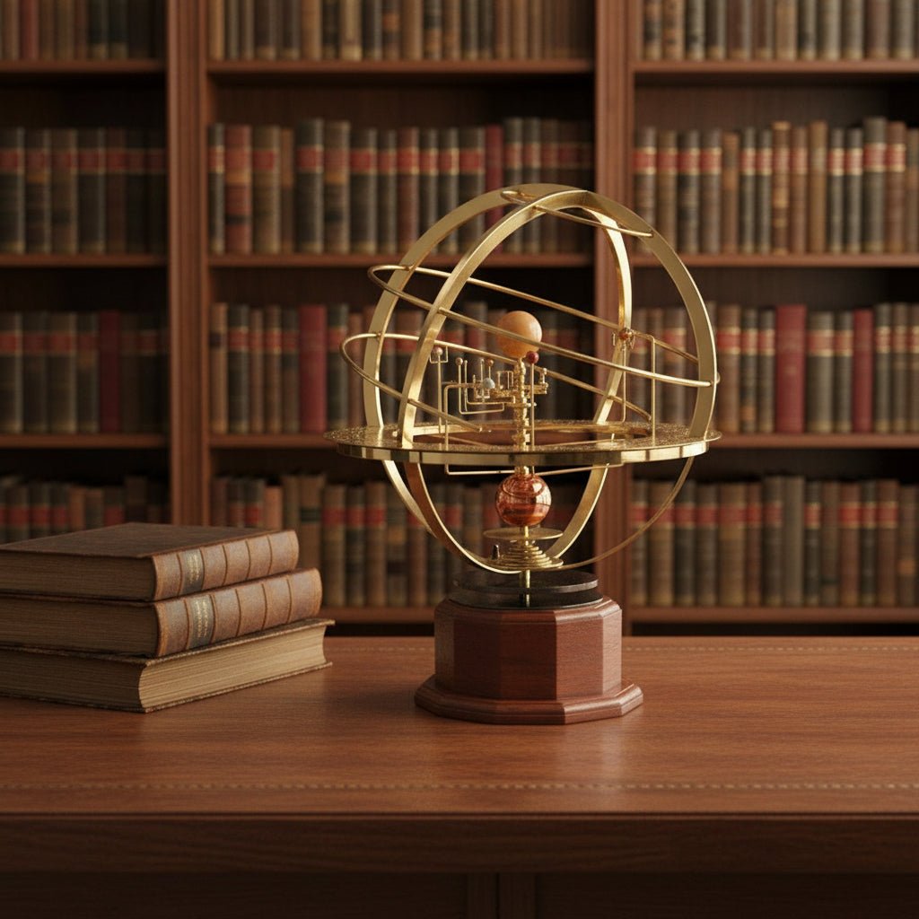 Messing-Sonnensystem-Display