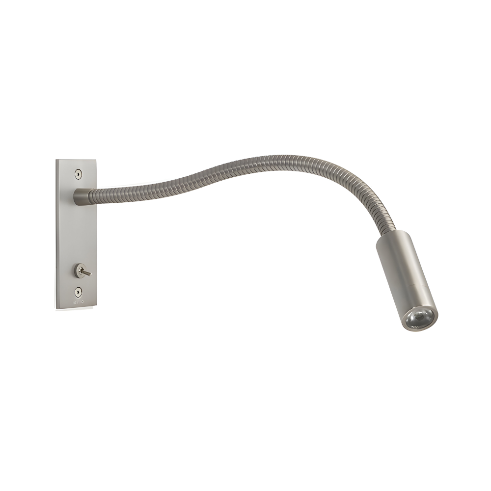 Verstellbare Wandleuchte mit Schwanenhals