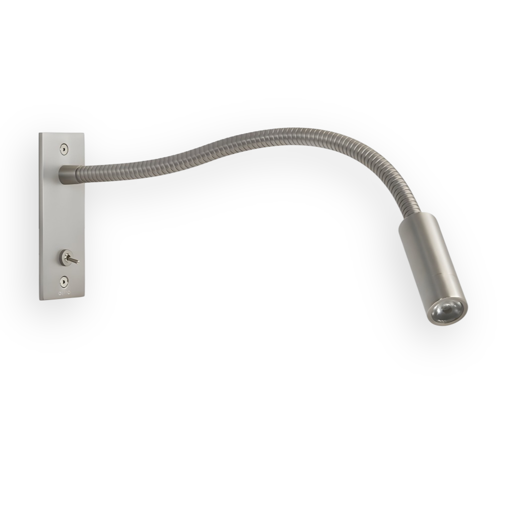 Verstellbare Wandleuchte mit Schwanenhals