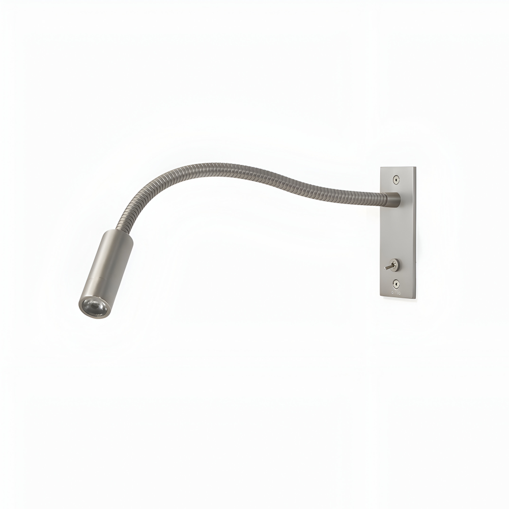 Verstellbare Wandleuchte mit Schwanenhals