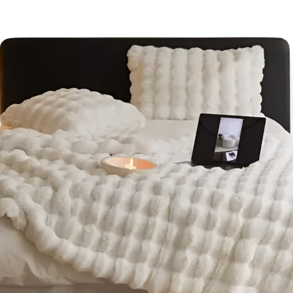 Karierte Kuscheldecke