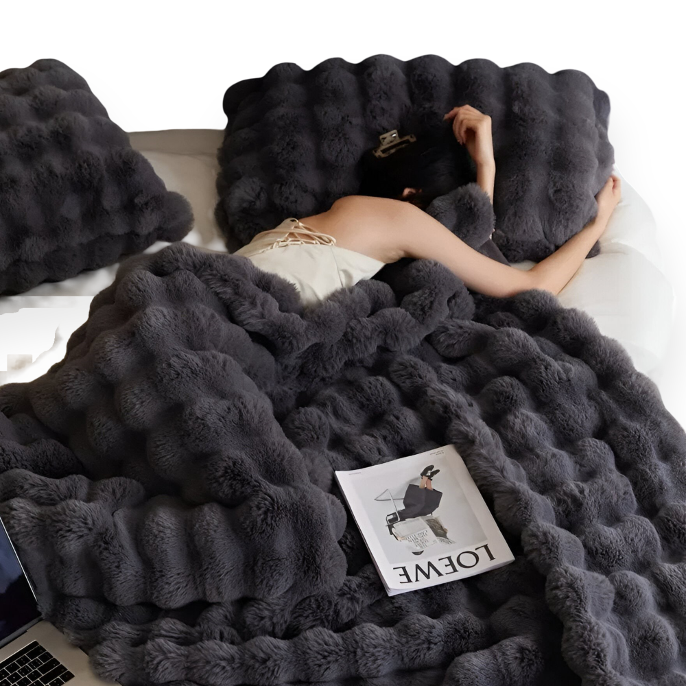 Karierte Kuscheldecke