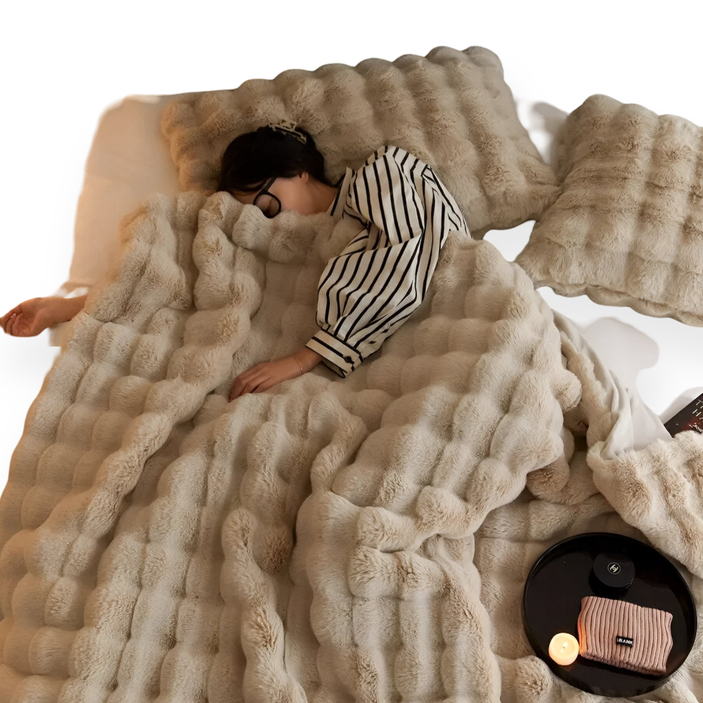 Karierte Kuscheldecke