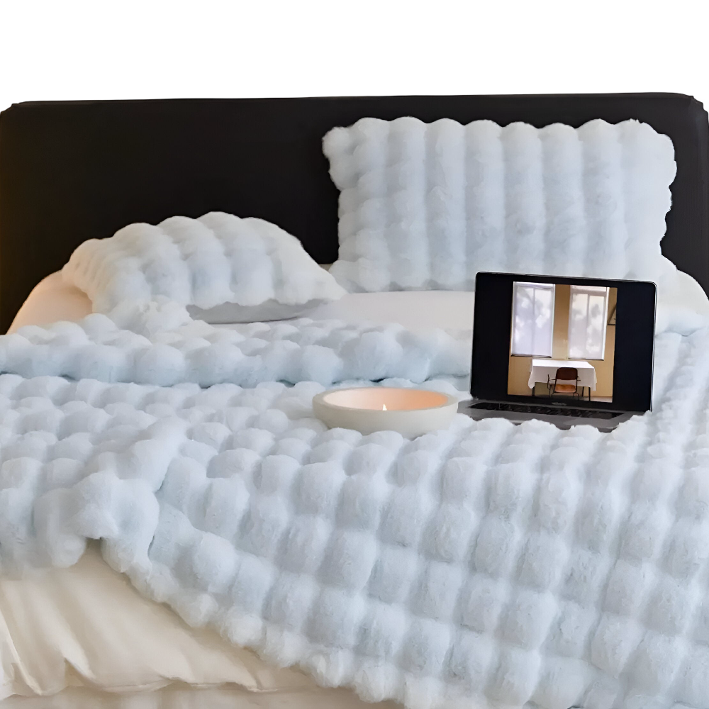 Karierte Kuscheldecke