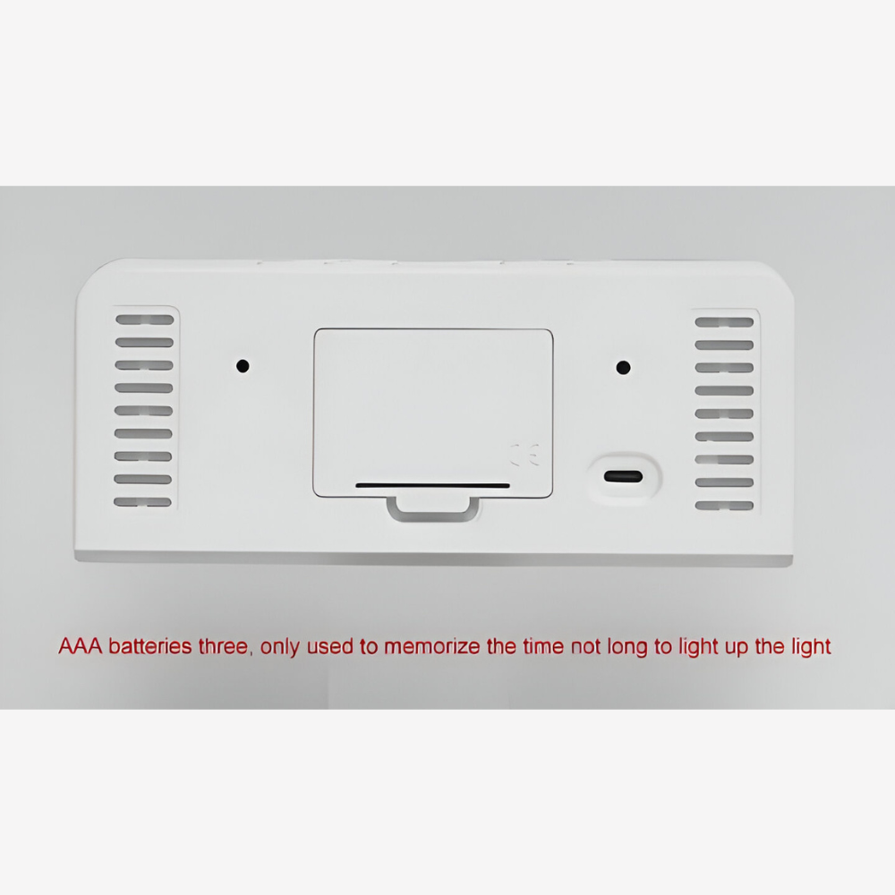 Digitaler Wecker mit Licht