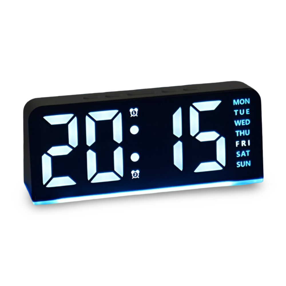 Digitaler Wecker mit Licht