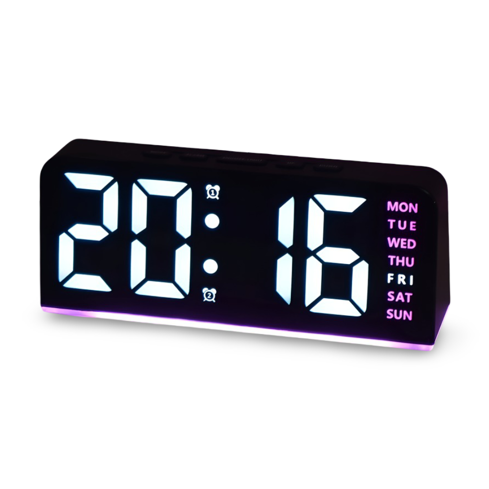 Digitaler Wecker mit Licht