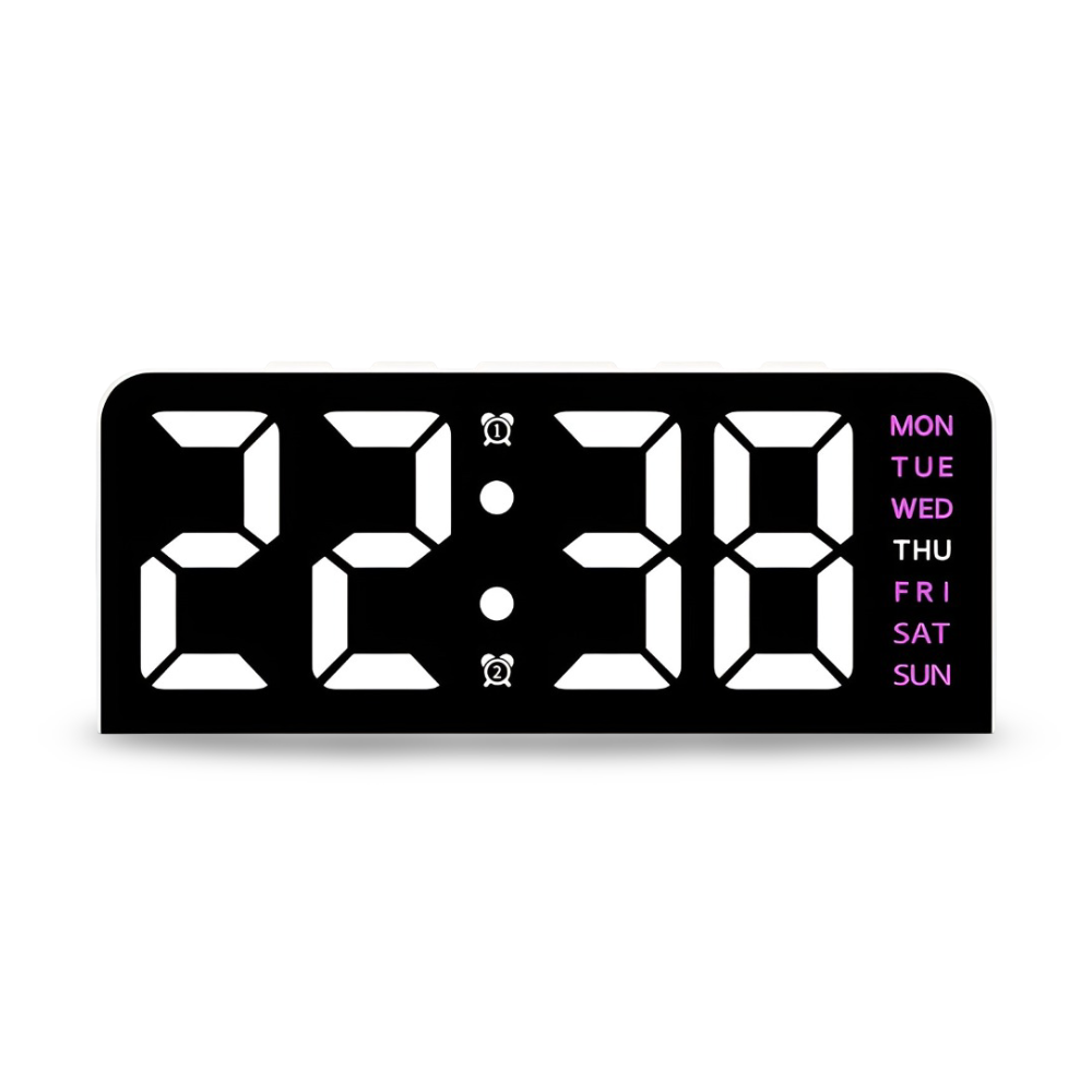 Digitaler Wecker mit Licht