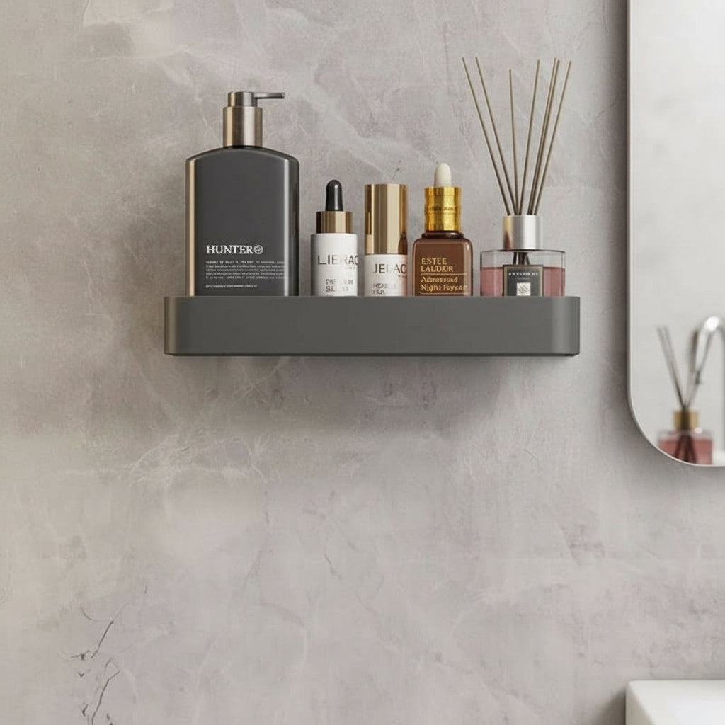 Wandregal mit Handtuchhalter