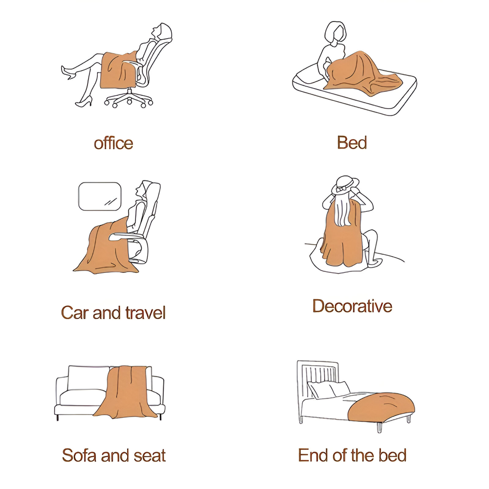 Fleece Decke Rechteckig