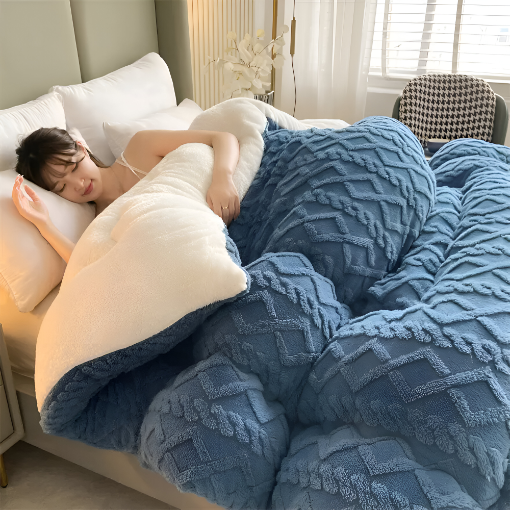 Bettdecke dick doppelseitig