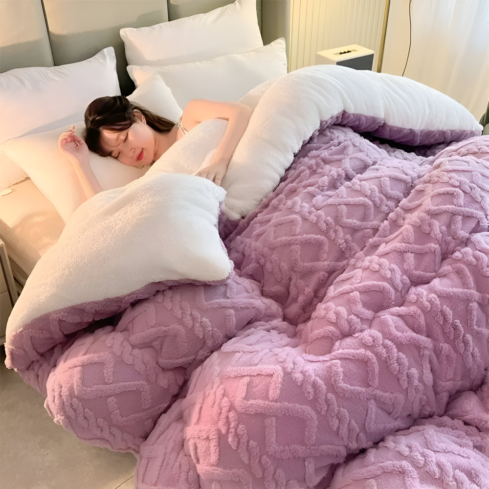 Bettdecke dick doppelseitig