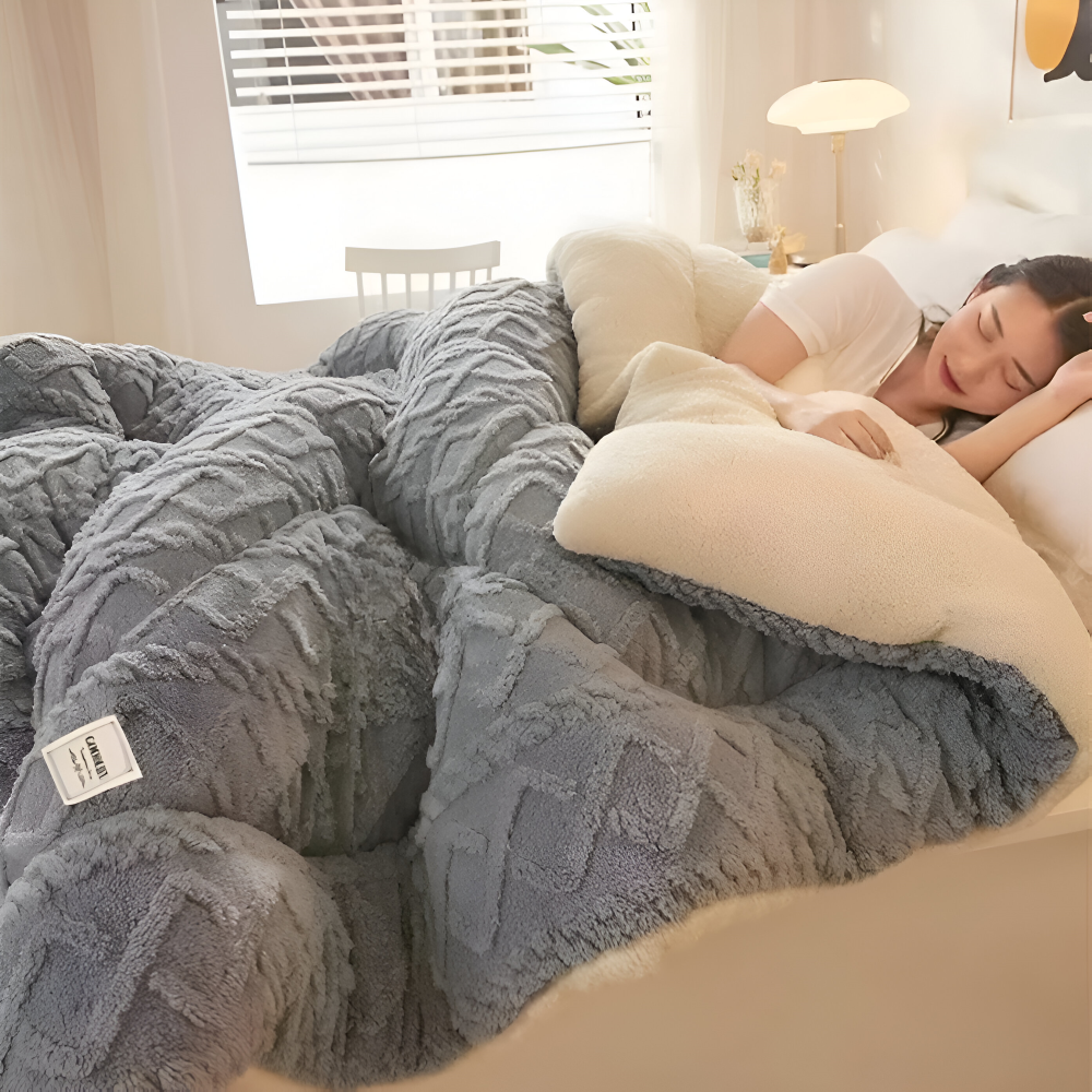 Bettdecke dick doppelseitig