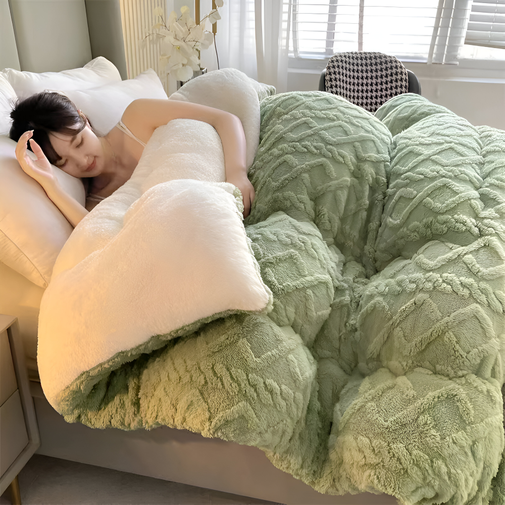 Bettdecke dick doppelseitig