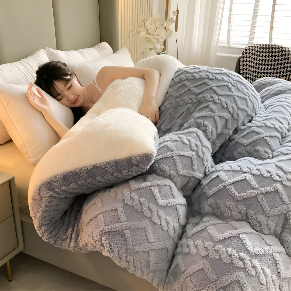 Bettdecke dick doppelseitig