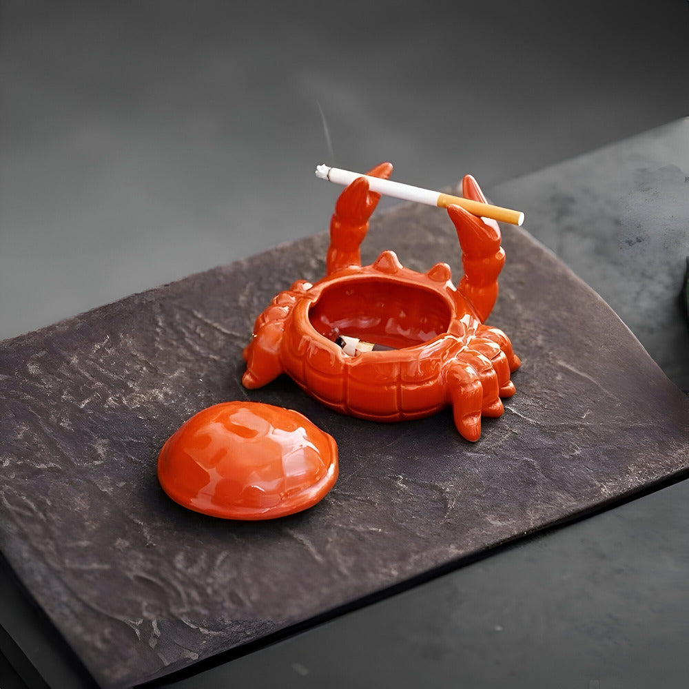 Aschenbecher mit Krebs Design