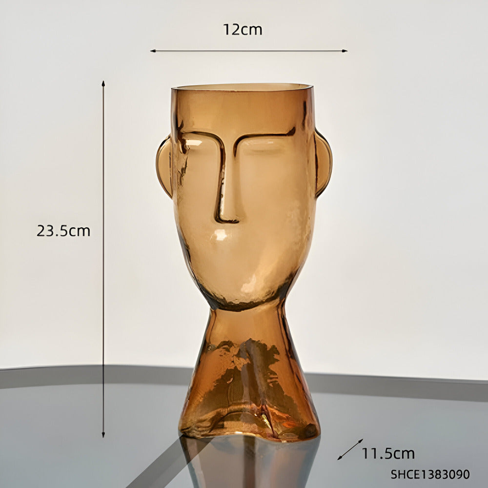 Künstlerische Kopf-Form Vase