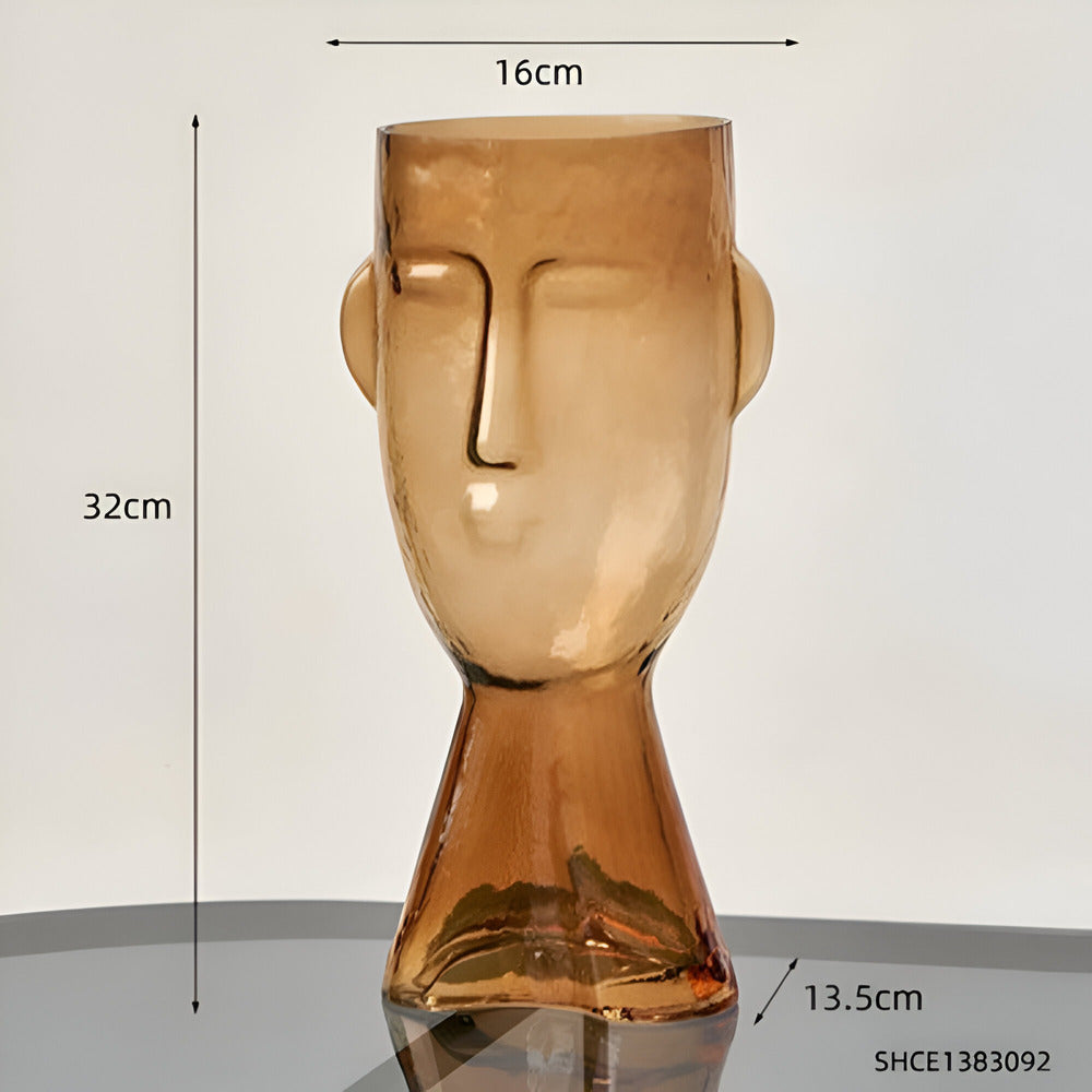 Künstlerische Kopf-Form Vase