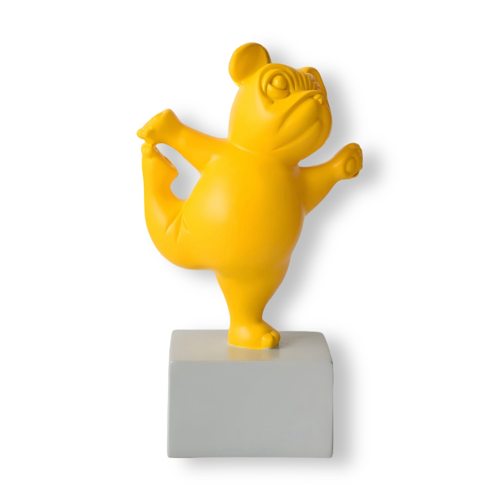 Abstrakte Bulldoggenfigur