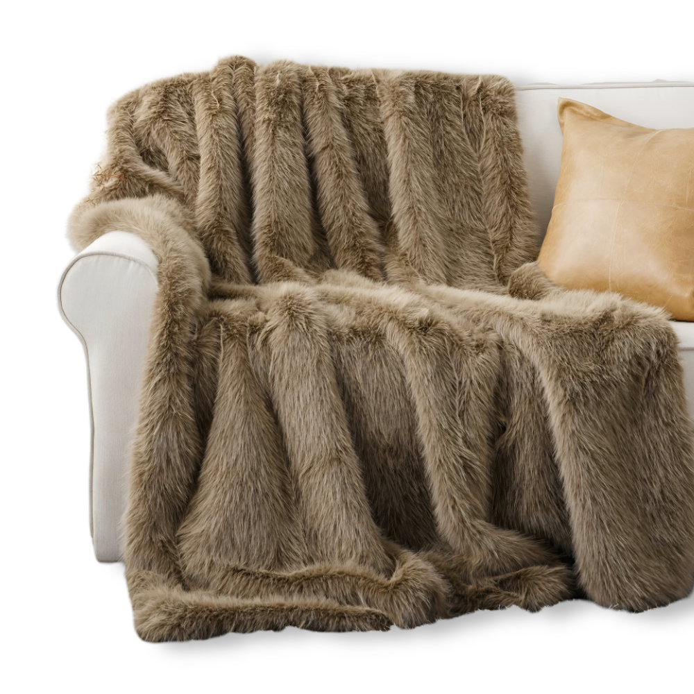 Kunstfell Wurfdecke Groß