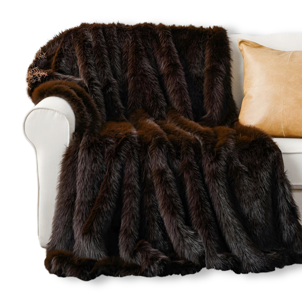 Kunstfell Wurfdecke Groß