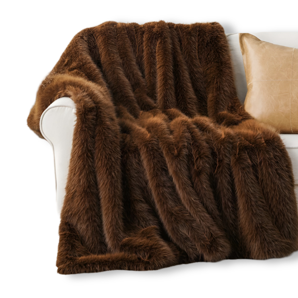 Kunstfell Wurfdecke Groß