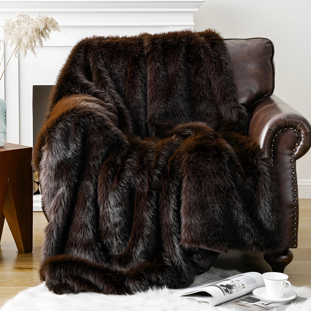Kunstfell Wurfdecke Groß
