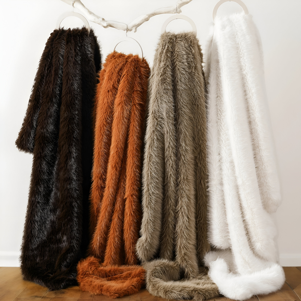 Kunstfell Wurfdecke Groß