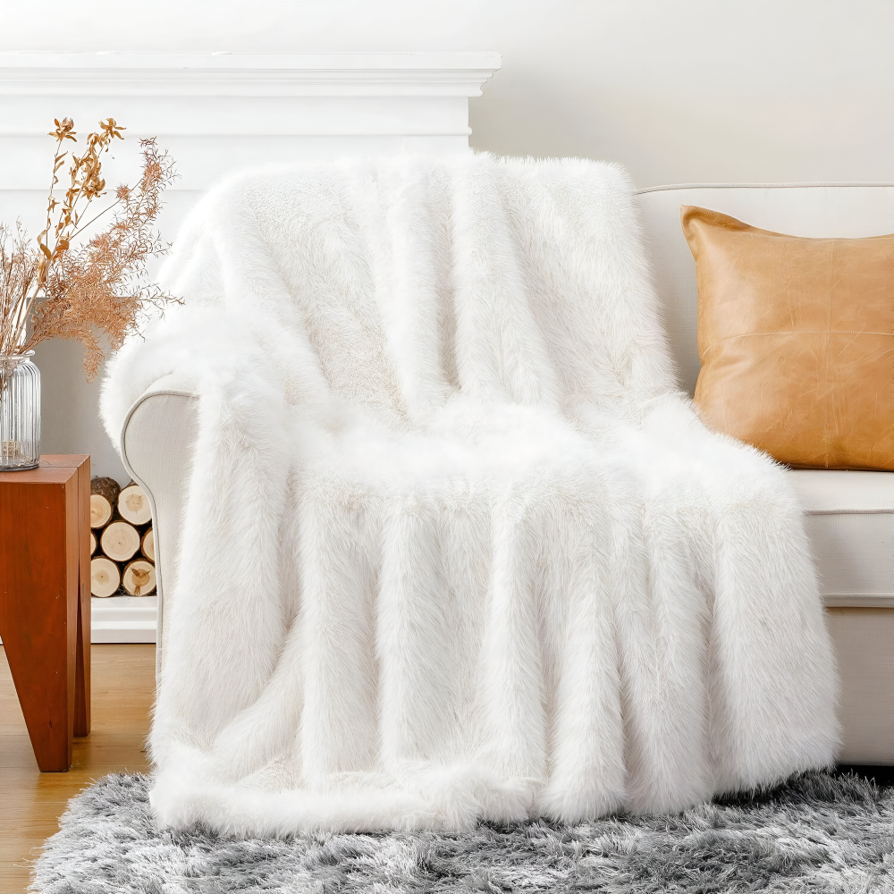 Kunstfell Wurfdecke Groß
