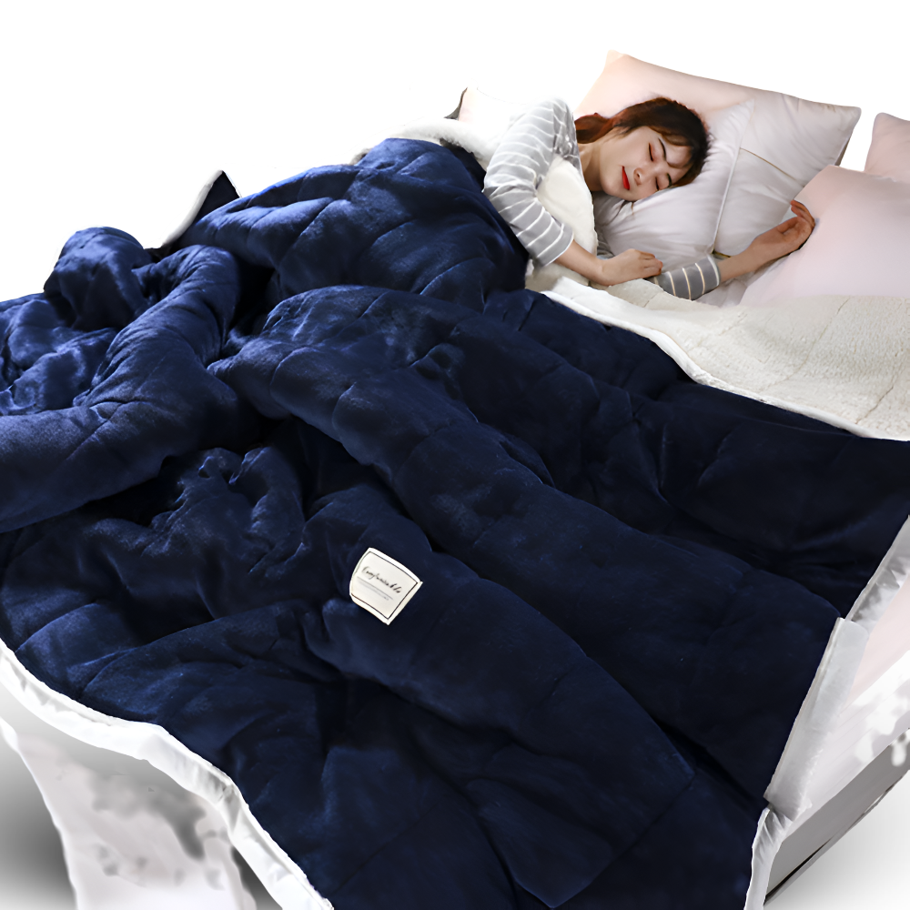 Sherpa-Fleecedecke Rechteckig