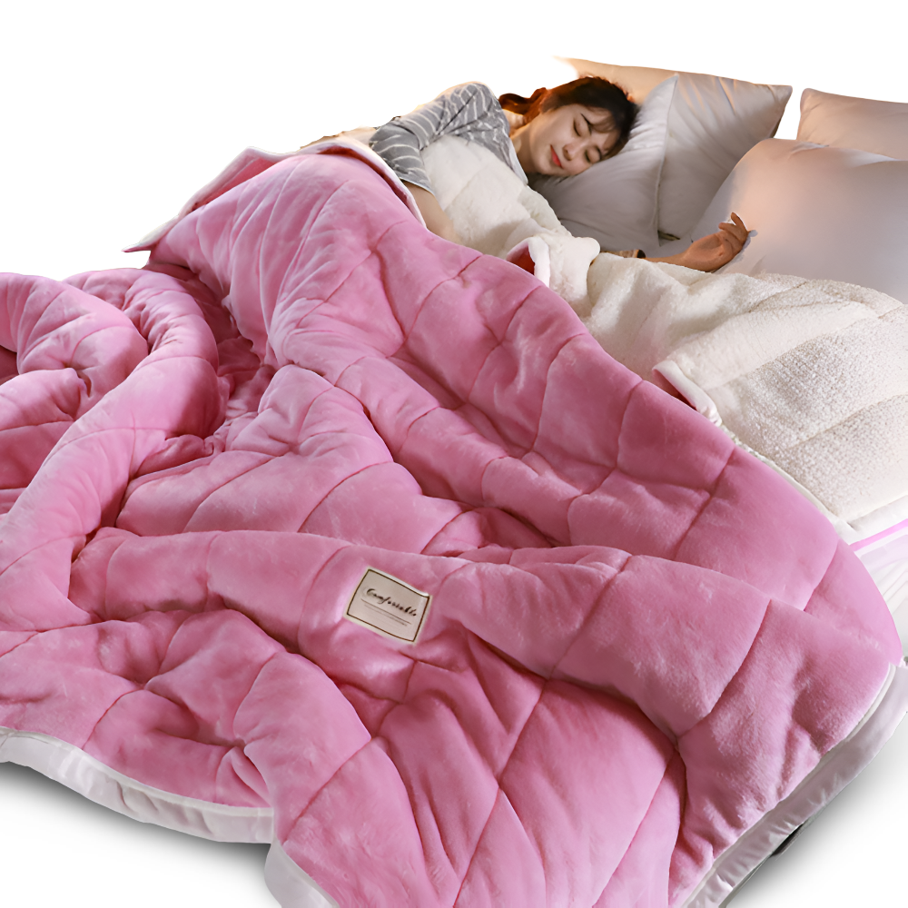 Sherpa-Fleecedecke Rechteckig