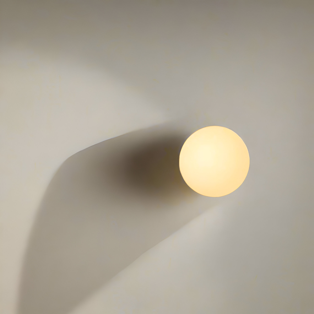 Runde Wandleuchte