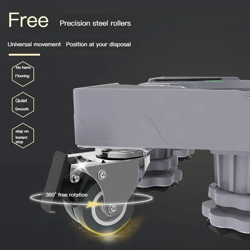 Verstellbarer Rolluntersatz für Geräte