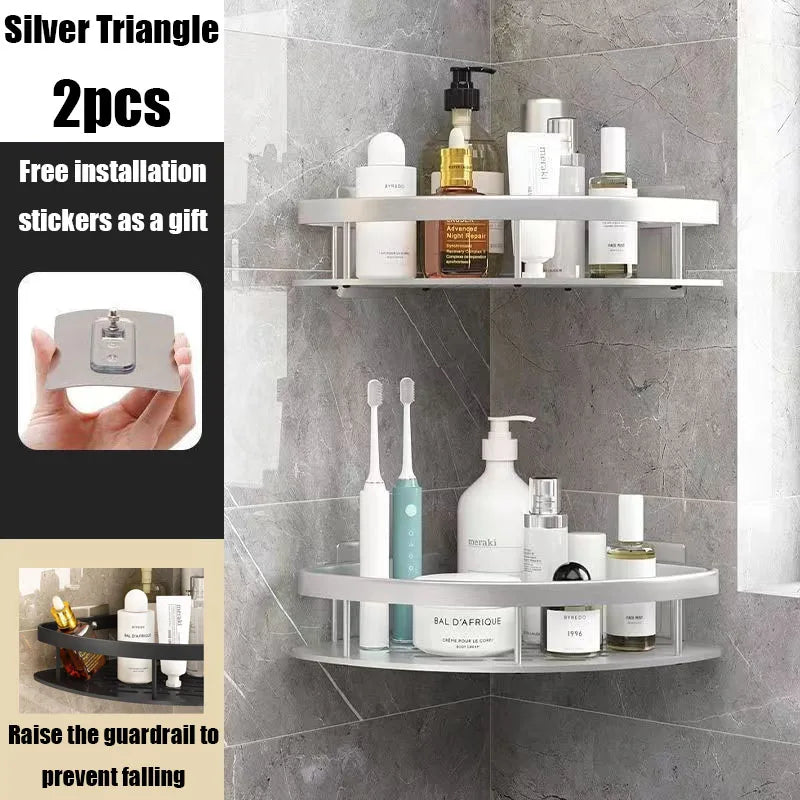 Eck-Duschablage ohne Bohren