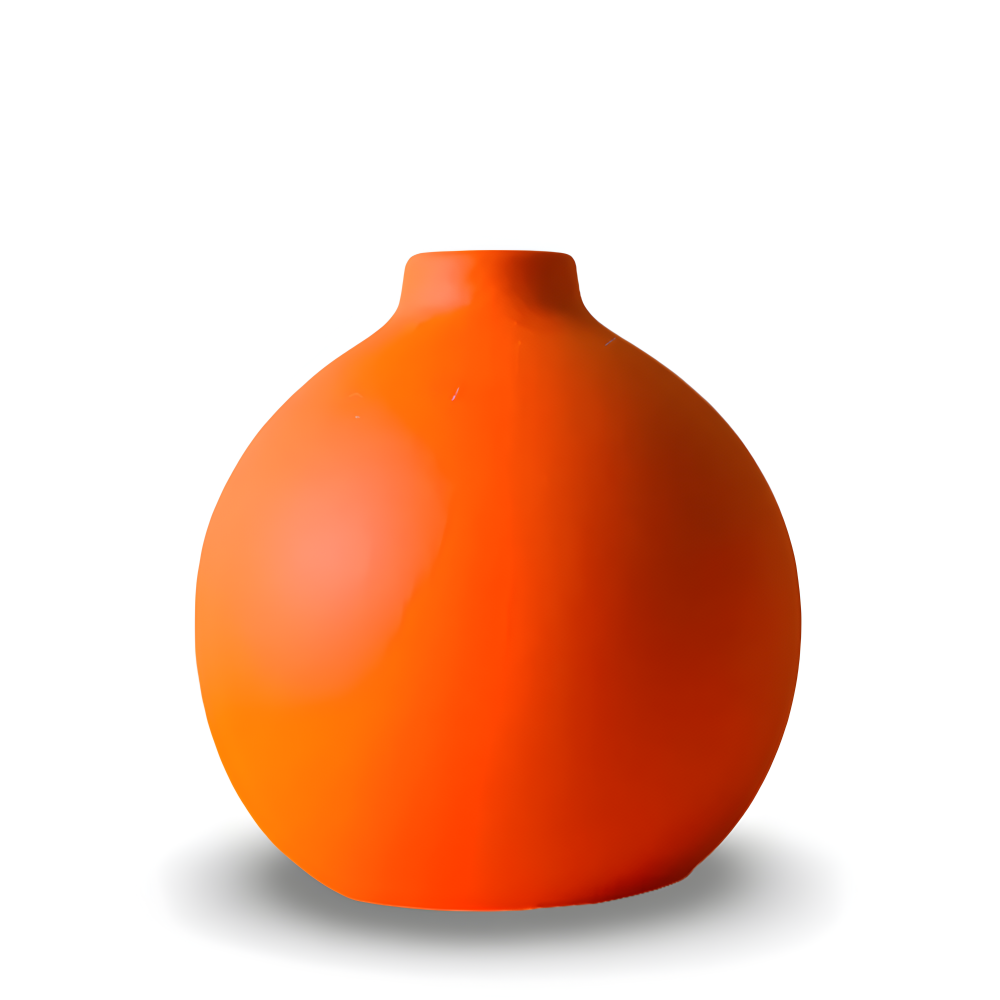 Skandinavische Keramikvase hoch