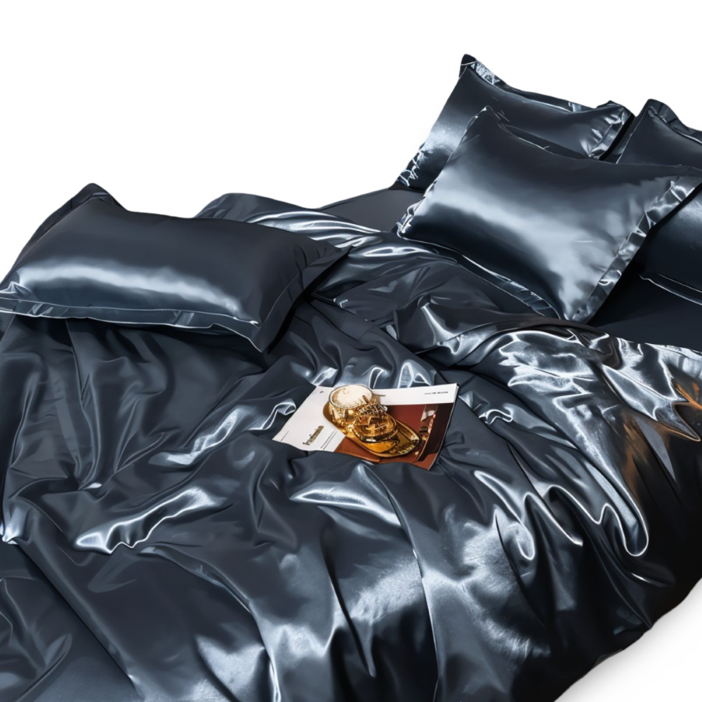 Bettdecke mit Kopfkissenbezügen