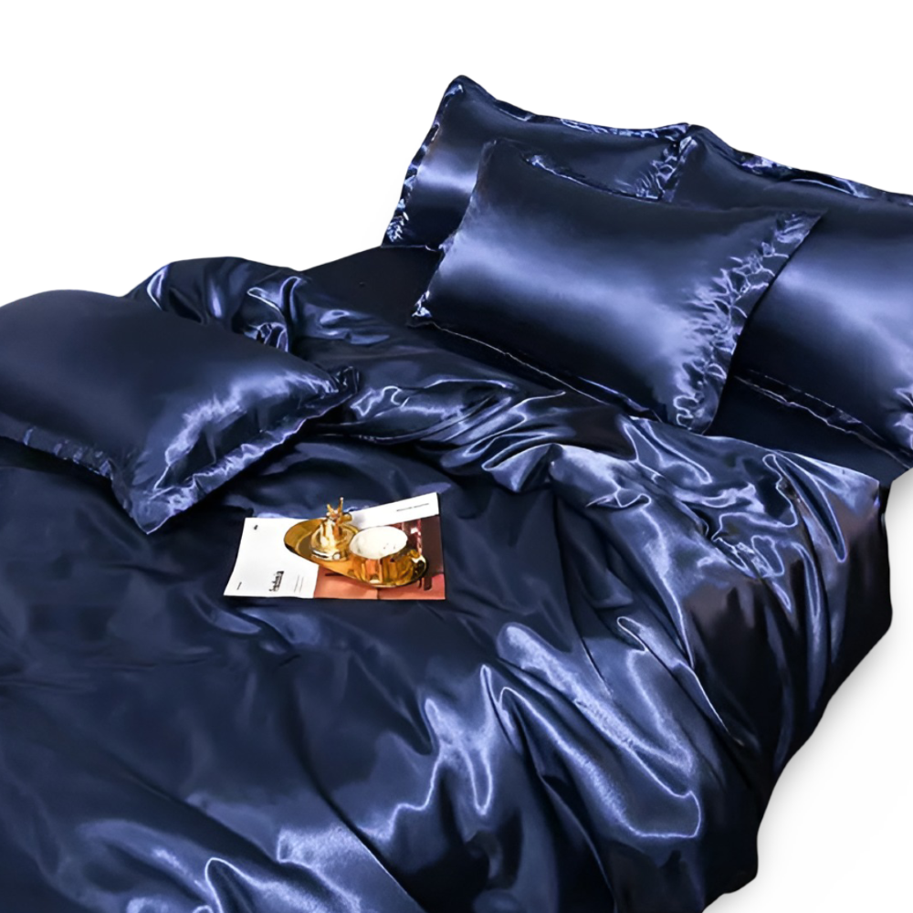 Bettdecke mit Kopfkissenbezügen