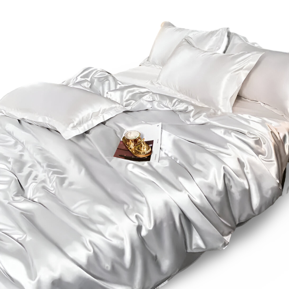 Bettdecke mit Kopfkissenbezügen