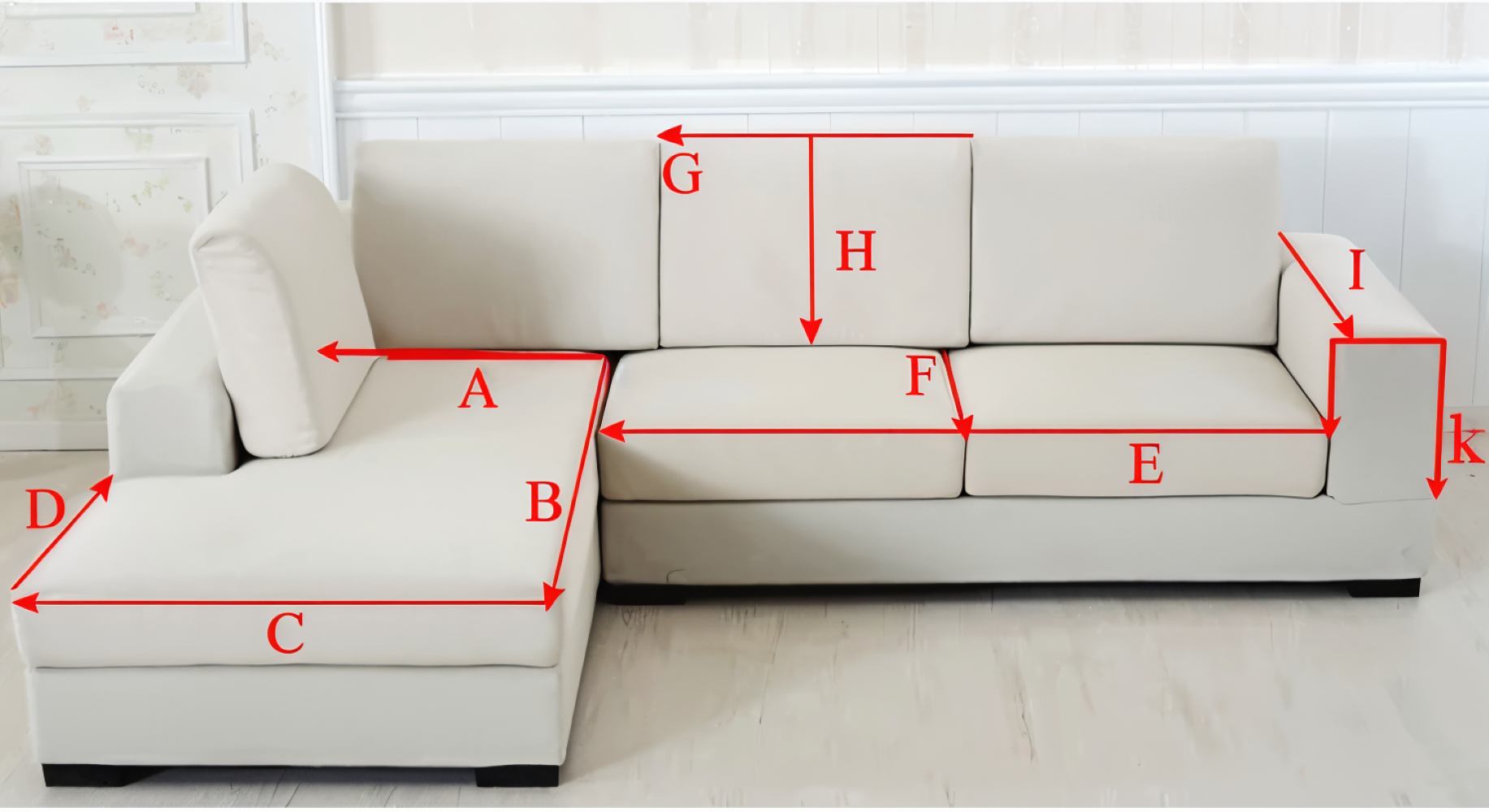 Sofabezug Rechteckig