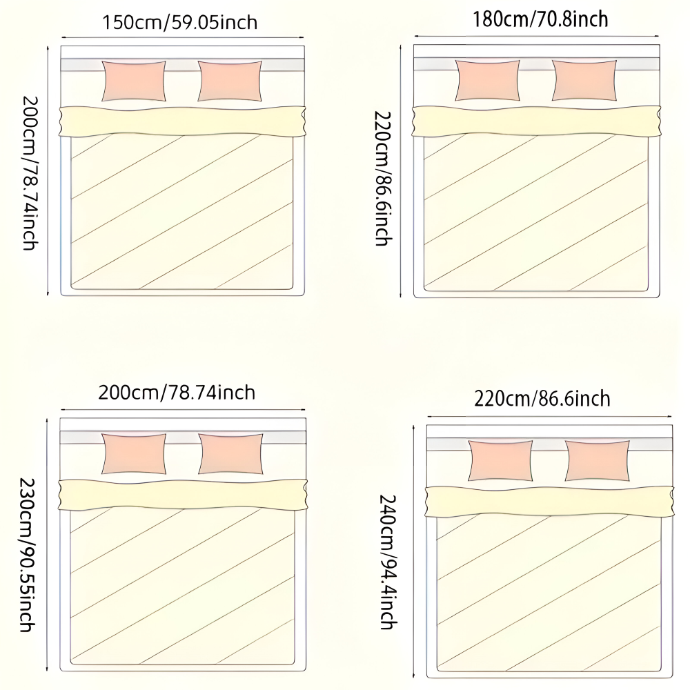 Bettdecke - Maschinenwaschbar